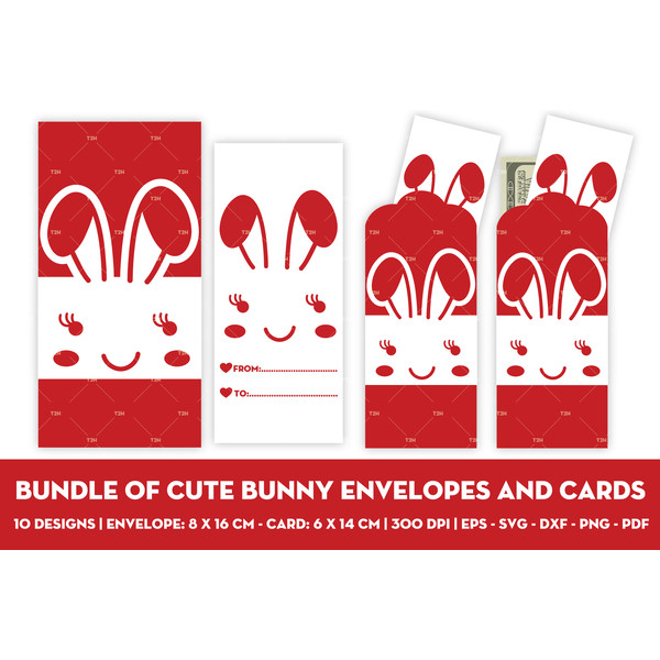 Bundle of cute bunny envelopes and cards cover 18.jpg