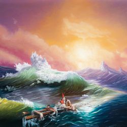 The Ninth Wave original oil painting on canvas Ivan Aivazovsky large realism artwork colorful seascape wall art