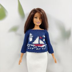 Barbie curvy clothes ship sweater 2
