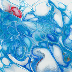 ice abstraction samsung frame tv