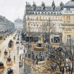 french theater square paris camille pissarro samsung frame tv