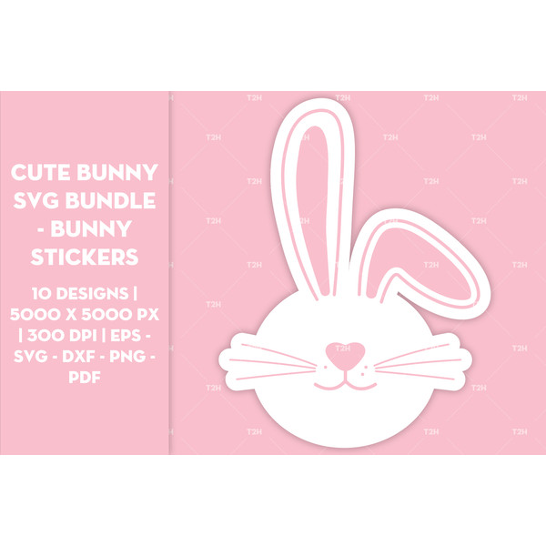 Cute bunny SVG bundle - Bunny stickers cover 3.jpg