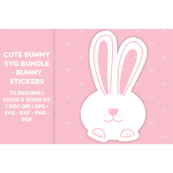 Cute bunny SVG bundle - Bunny stickers cover 6.jpg