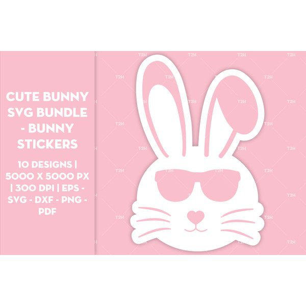 Cute bunny SVG bundle - Bunny stickers cover 9.jpg