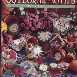 PDF Copy Vintage Book 99 Floral Motifs Crochet