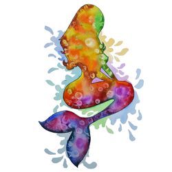 mermaid painting watercolor nursery original artwork 12 by 8 fantasy mermaid wall art