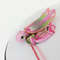 Magnetic Clay Dragon Needle Minder for Cross Stitch Dragon Pink Green Strawberry (4).jpg