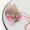 Magnetic Needle Minder Dragon Strawberry for Magic Cross Stitch, Pink Green Sculpture (4).jpeg