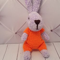 Crochet pattern Bunny Rabbit PDF tutorial - Amigurumi Bunny plush pattern - Crochet Rabbit Digital pattern ChirkaToys