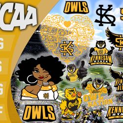 Kennesaw State Owls SVG bundle , NCAA svg, NCAA bundle svg eps dxf png,digital Download ,Instant Download