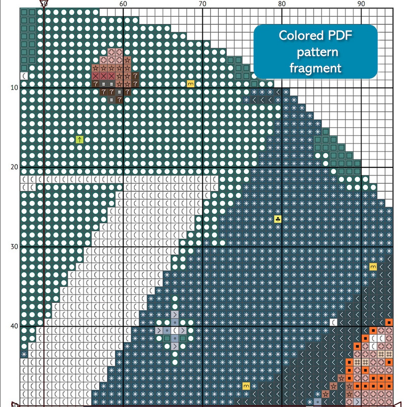 3 Letter Z Space galaxy Monogram bright color modern style cross stitch digital pattern for home decor and gift.jpg