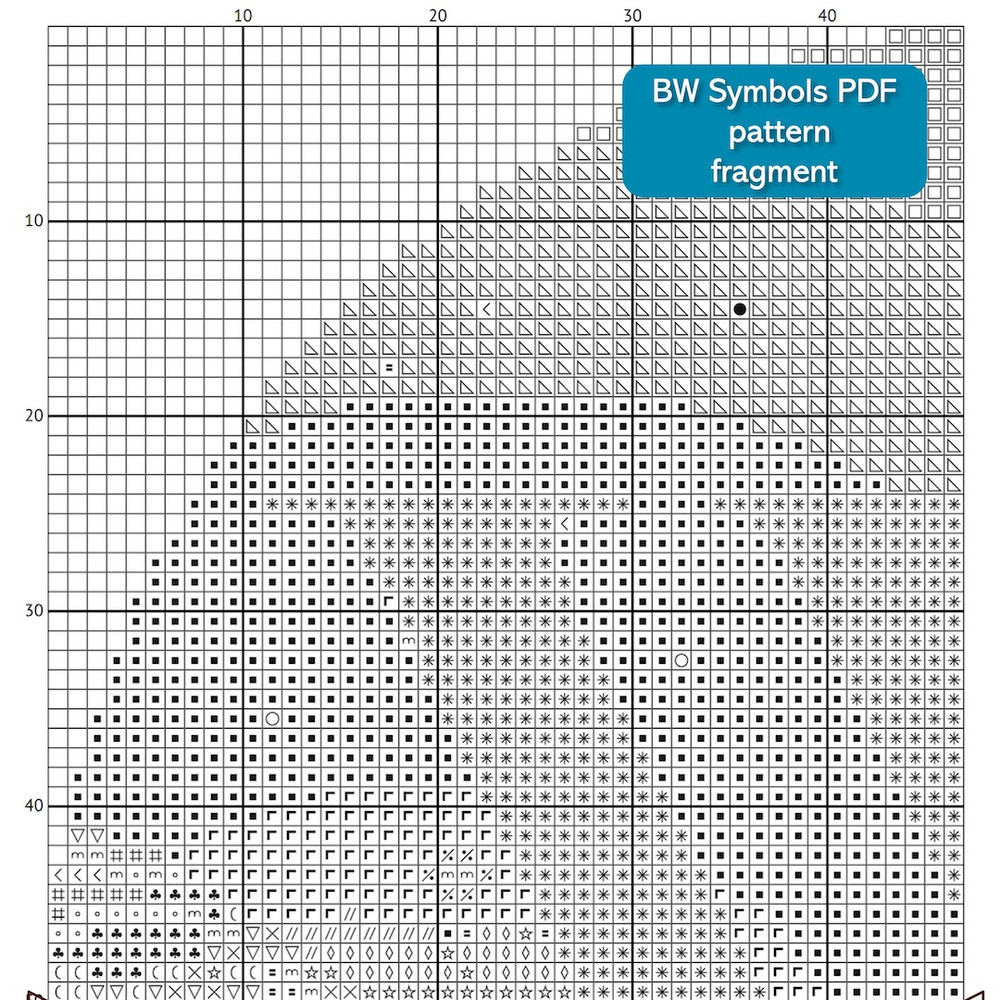 2 Letter W Space galaxy Monogram bright color modern style cross stitch digital pattern for home decor and gift.jpg