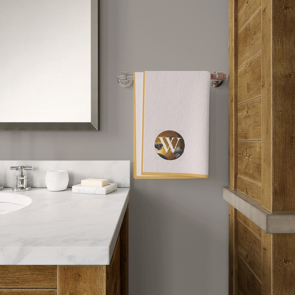 8 Letter W Space galaxy Monogram bright color modern style cross stitch digital pattern for home decor and gift.jpg