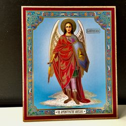 Archangel Michael | Size: 4x4.7" ( 10 x 12 cm ) | Made in Russia