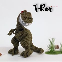 T-REX. Tyrannosaurus Rex. Crochet pattern