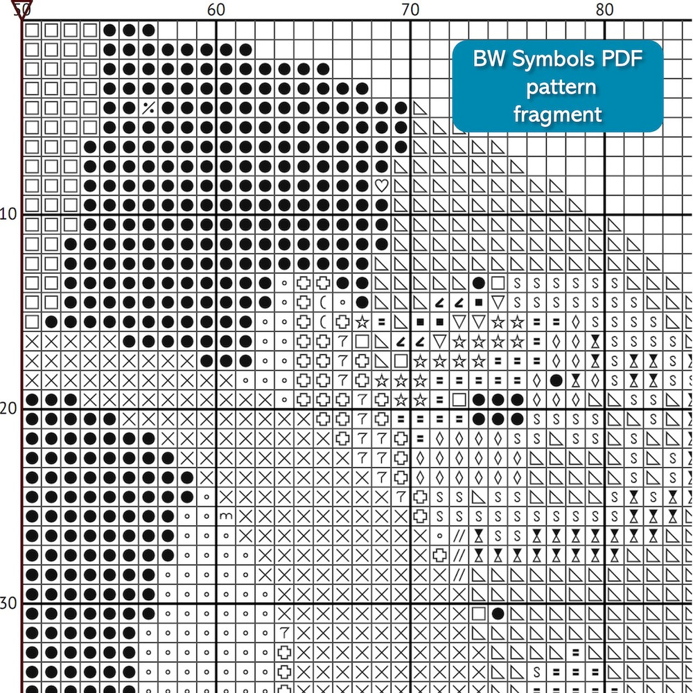 2 Letter Q Space galaxy Monogram bright color modern style cross stitch digital pattern for home decor and gift.jpg