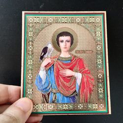 Saint Tryphon | Size: 4x4.7" ( 10 x 12 cm ) | Made in Russia