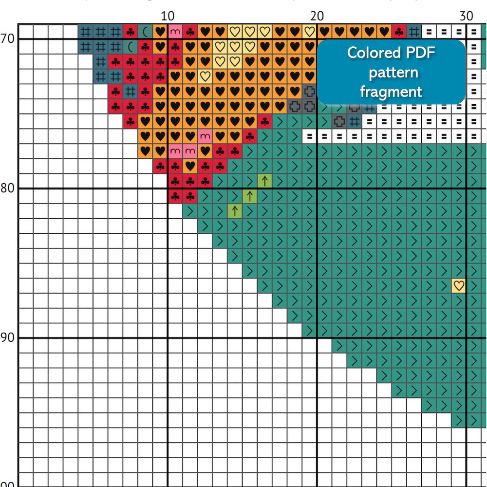 3 Letter N Space galaxy Monogram bright color modern style cross stitch digital pattern for home decor and gift.jpg