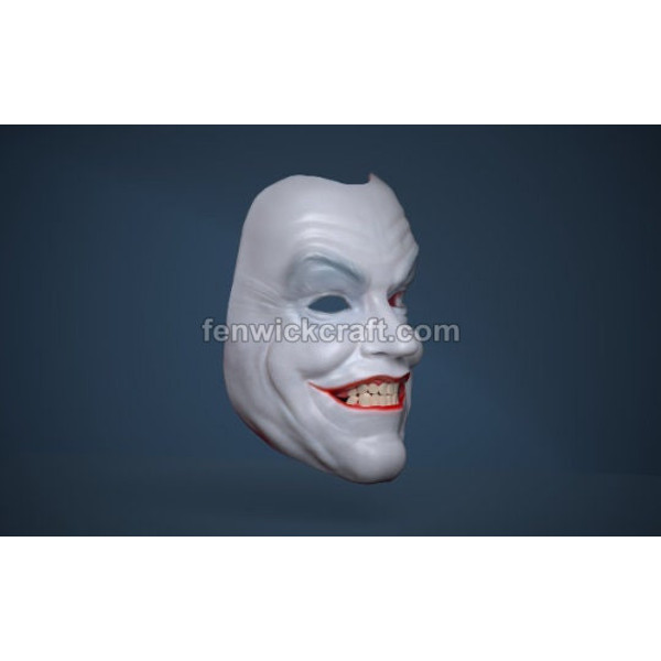 3d model joker mask versions jack nicholson