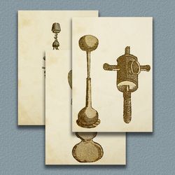 digital wall steampunk posters medieval alchemy   drawings