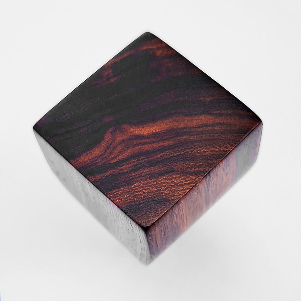 Brown wood, square ring
