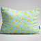 Blue tropical pattern pillow case