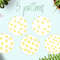 Pineapple seamless pattern variations