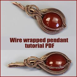 Wire weaving pendant tutorial PDF