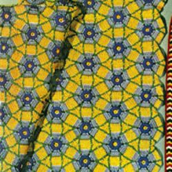 Vintage Crochet Pattern PDF, Vintage Daisy Field Afghan Crochet Pattern PDF download, Crochet Flower Blanket
