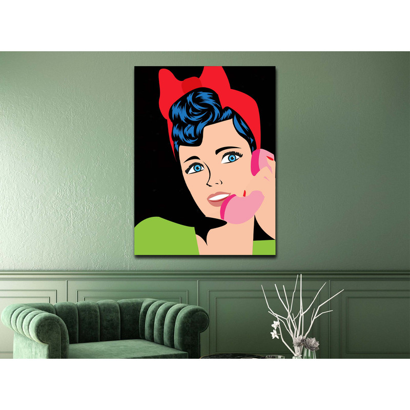 Tempered Glass Wall Art, Pop Glass Wall Art, Home Decor, Wall Decor, Women Glass Decor, Pop Art Style Decor, Large Wall Hanging, Cartoon Art (4).jpg