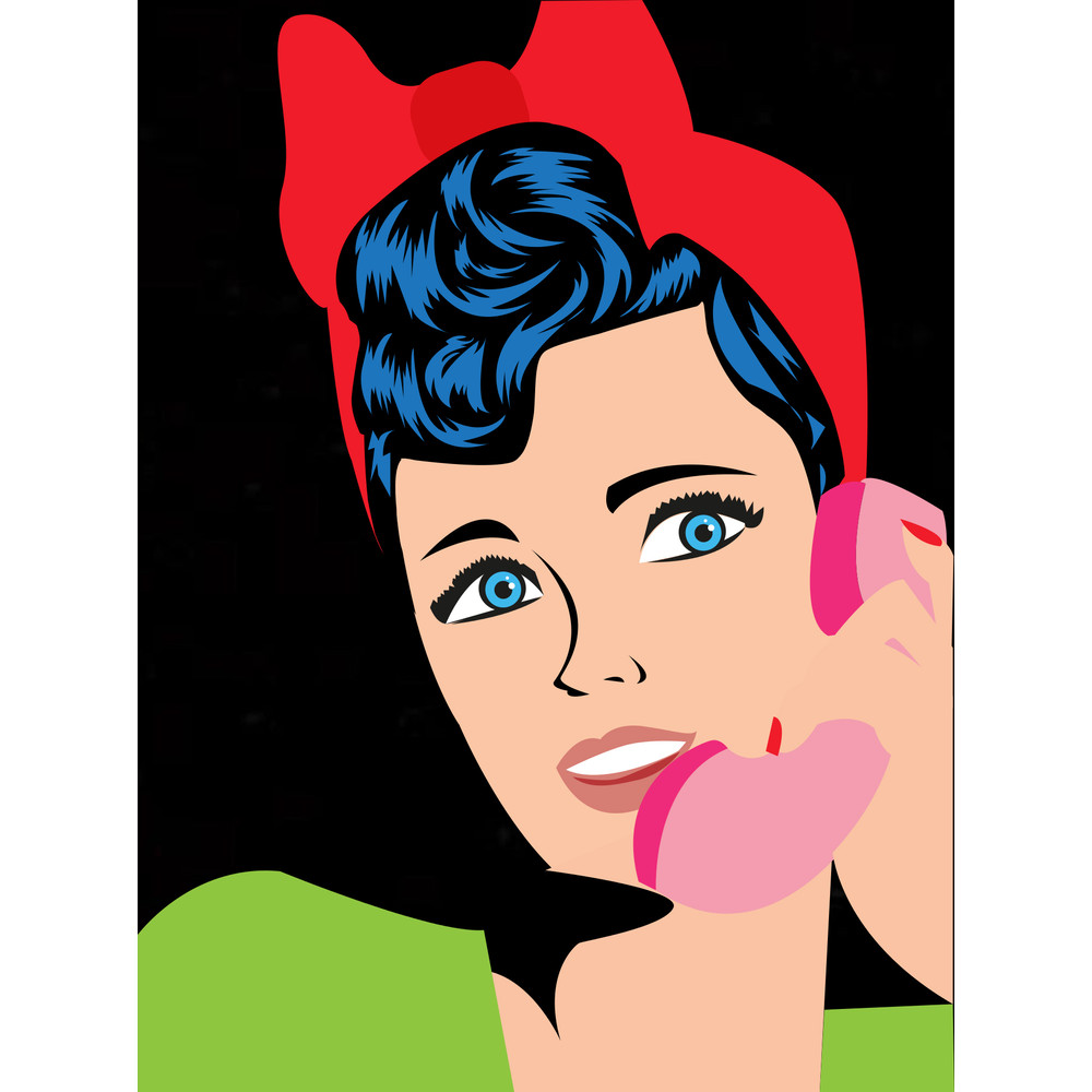 Tempered Glass Wall Art, Pop Glass Wall Art, Home Decor, Wall Decor, Women Glass Decor, Pop Art Style Decor, Large Wall Hanging, Cartoon Art (5).jpg