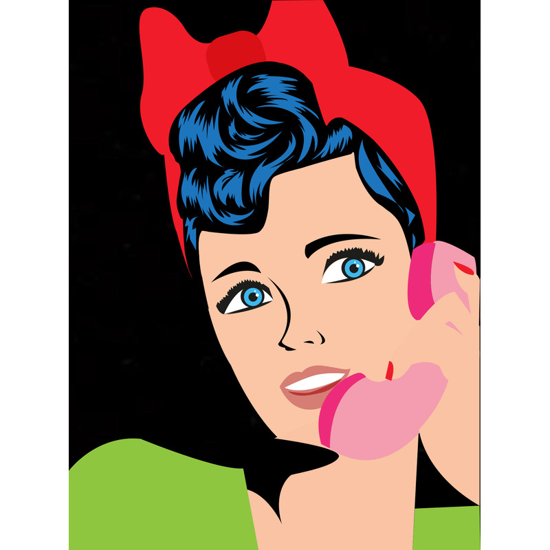 Tempered Glass Wall Art, Pop Glass Wall Art, Home Decor, Wall Decor, Women Glass Decor, Pop Art Style Decor, Large Wall Hanging, Cartoon Art (5).jpg