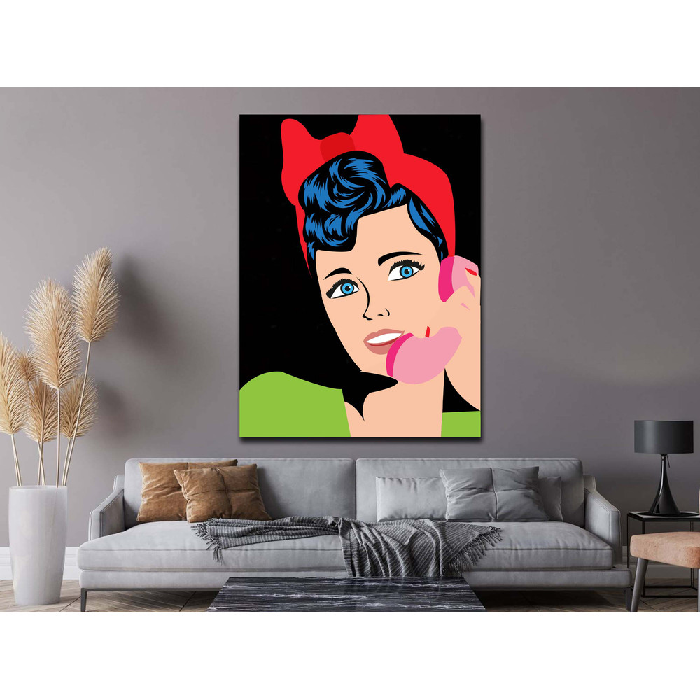 Tempered Glass Wall Art, Pop Glass Wall Art, Home Decor, Wall Decor, Women Glass Decor, Pop Art Style Decor, Large Wall Hanging, Cartoon Art (7).jpg