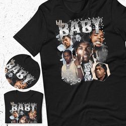 lil baby bootleg t-shirt | 90s retro rap tee | back t-shirt | hip hop | bootleg rap tee | vintage 90s rap tee