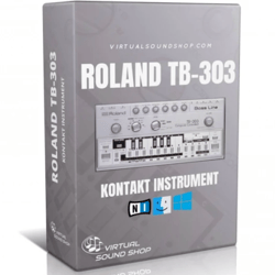 Roland TB-303 Kontakt Library Virtual Instrument NKI Software