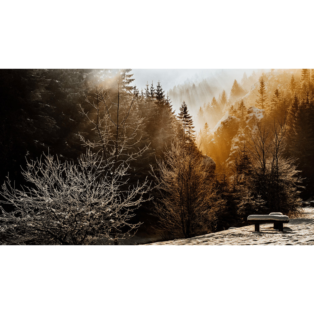 Sunrise in the mountains Samsung Frame TV.png