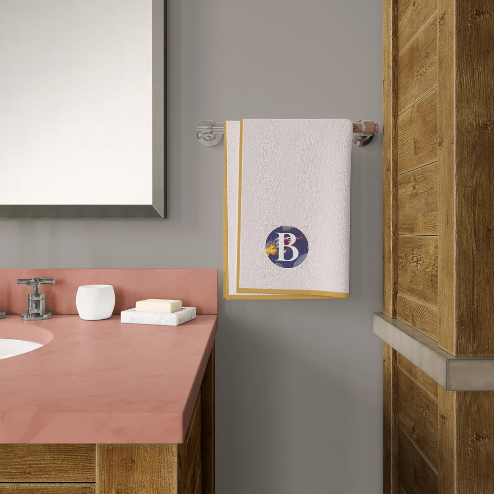 8 Letter B Space galaxy Monogram bright color modern style cross stitch digital pattern for home decor and gift.jpg