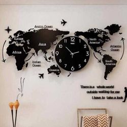 world design wall clock