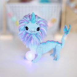Crochet pattern dragon Sisu amigurumi toy, PDF Digital Download, DIY cute gift for baby, crochet dragon doll