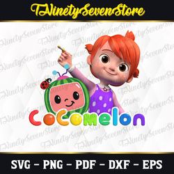 coco-melon svg, cute baby cocomelon svg, cricut, svg files, file for cricut, for silhouette, cut file, dxf, png, svg