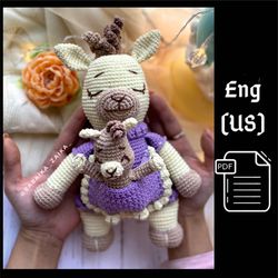 PDF Lamas animal crochet amigurumi pattern