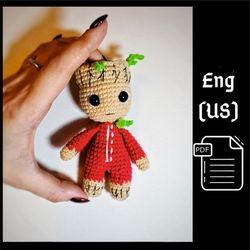 PDF Crochet Amigurumi Groot Pattern