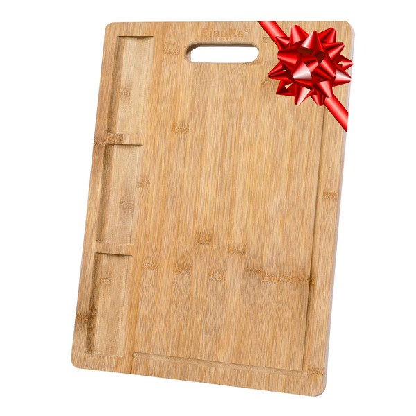 Wooden Cutting Boards for Kitchen – Extra Large Bamboo Cutting Board with Containers – Large Wood Cutting Board - 1.jpg