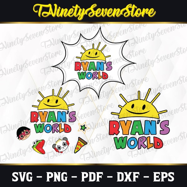 Ryan's world design svg, character ryan's world svg, cartoon - Inspire ...
