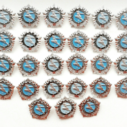 Soviet 14-15 eyars old teenagers GTO sport award pin badges "Ready for labor and defense of the USSR" level 2