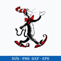 dr.seuss svg, the cat in the hat svg, dr.seuss  cut file