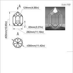 project 218. stained glass printable pattern. brillant3d