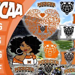 mercer bears svg bundle , ncaa svg, ncaa bundle svg eps dxf png,digital download ,instant download