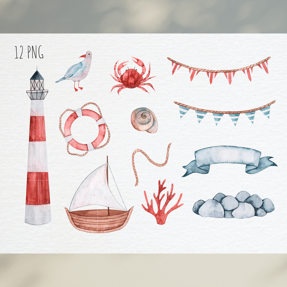 Watercolor Nautical Clipart4.jpg