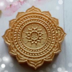 Oriental ornament plastic mold, india mold, bath bomb mold, candle mold, paisley mold, polymer clay mold, soap making mo